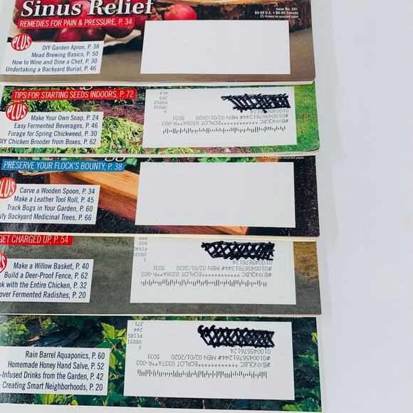 Mother Earth News Magazines 2019 Sustainable Living Homesteading Off Grid Garden - Picture 3 of 8